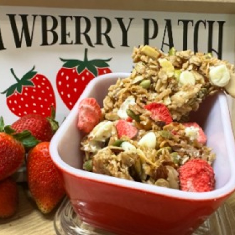 Photo of Strawberry White Chocolate Granola