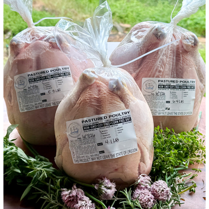 Pasture-Raised Whole Chicken ($6.79/LB)