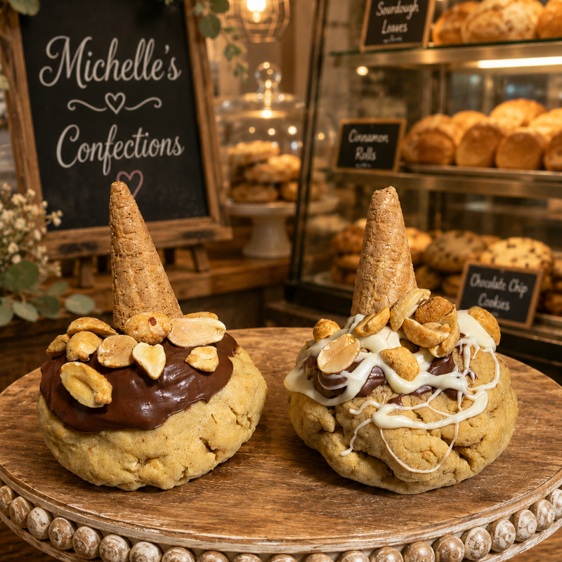 Drumstick Ice Cream Cookie