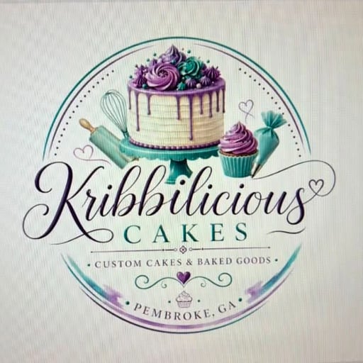 Kribbilicious Cakes logo
