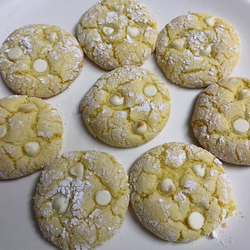 Lemon Crinkle Cookies