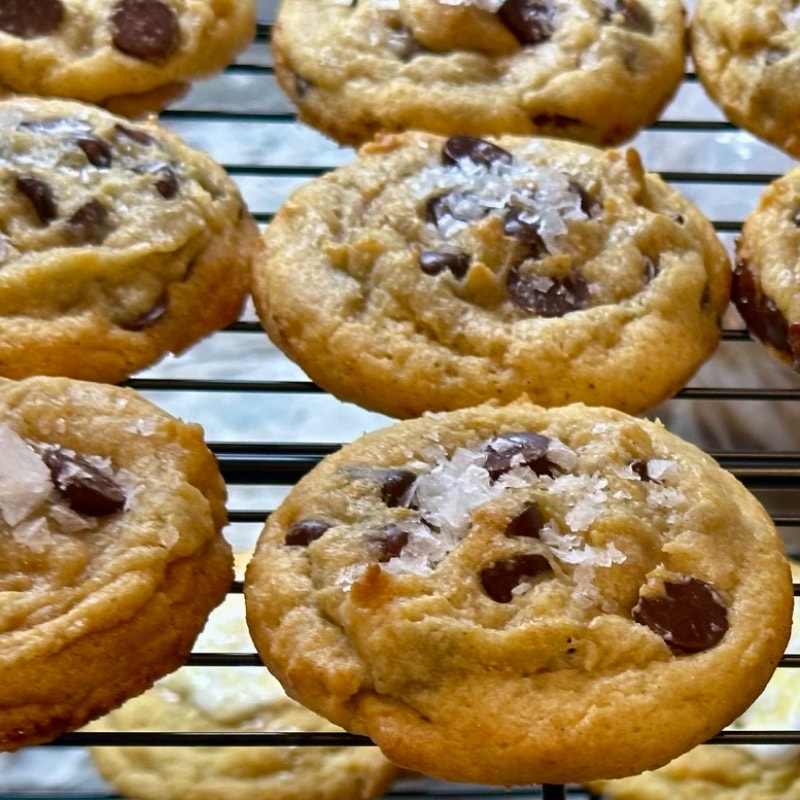 Photo of Brown Butter Sourdough Chocolate Chip Cookies