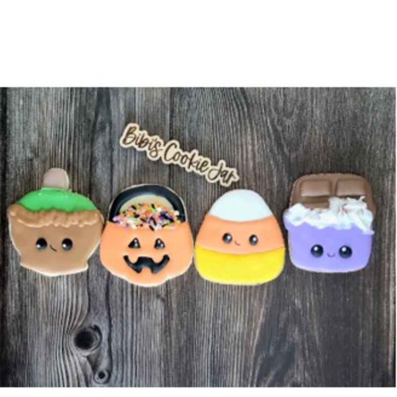 🎃 Kawaii Halloween Treats Sugar Cookie Set! 🎃
