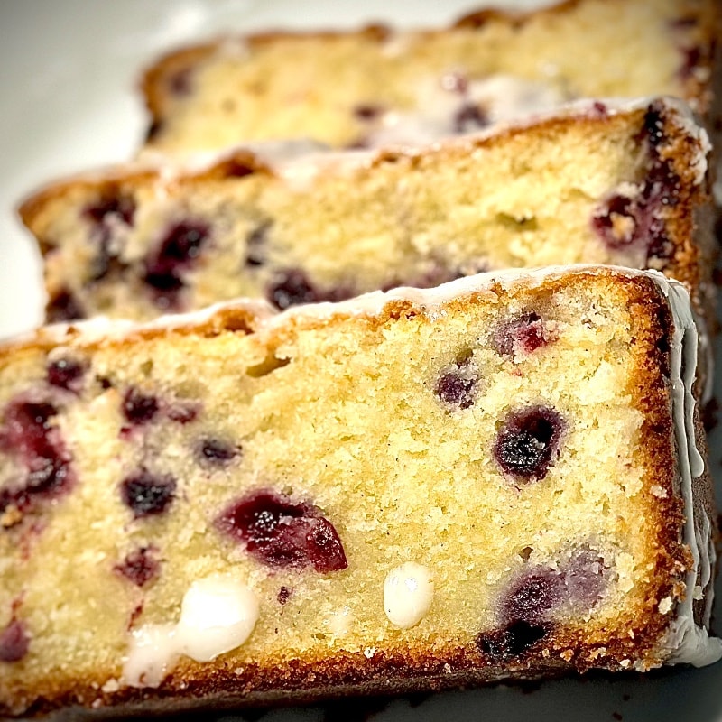 Iced Lemon Blueberry Loaf
