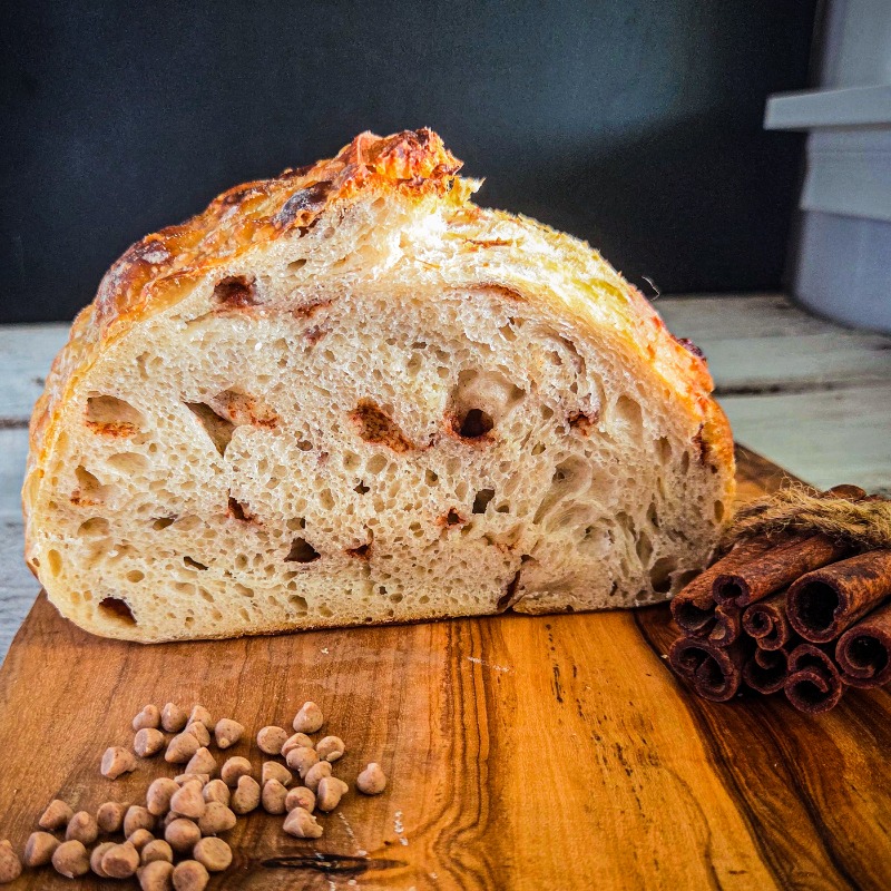Photo of Cinnamon Chip Sourdough Bread
