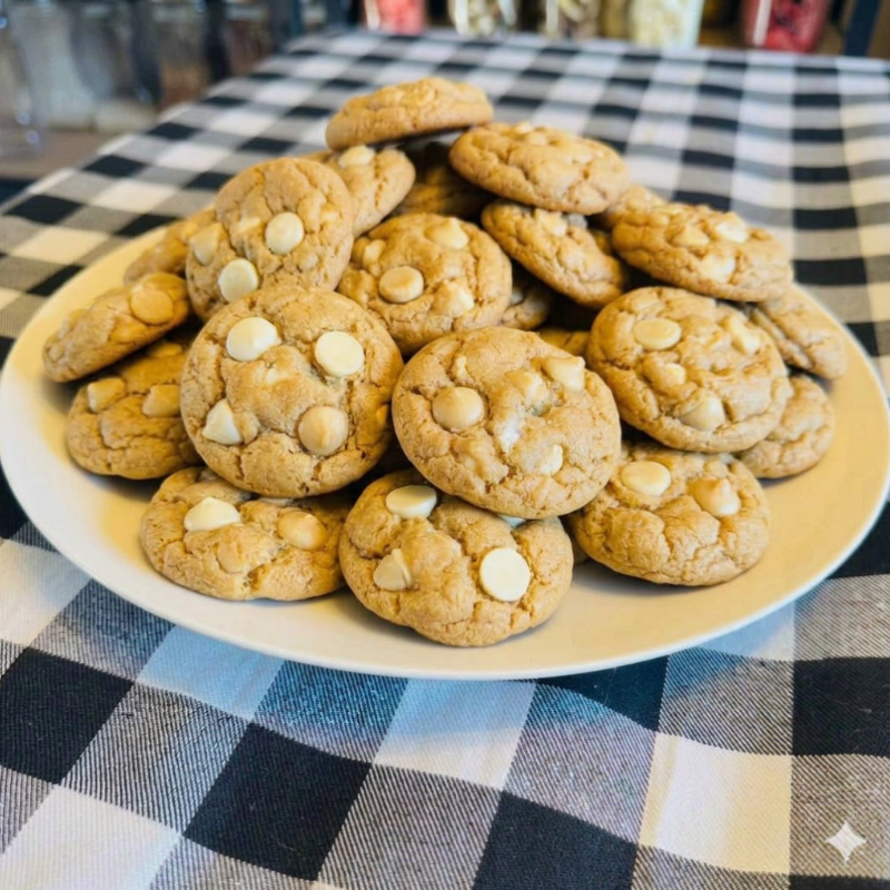 Photo of Sourdough Macadamia Nut White Chocolate Chip Cookies