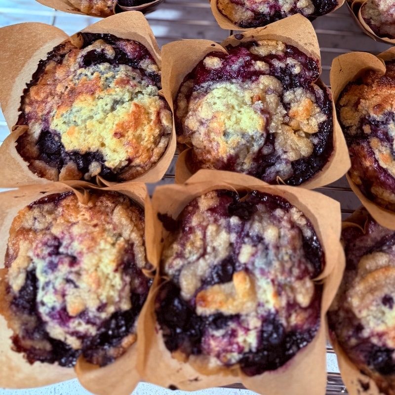 Photo of Blueberry Streusel Muffins