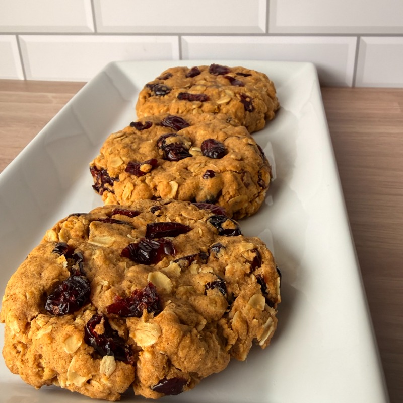 Cranberry Oatmeal Pumpkin Cookie