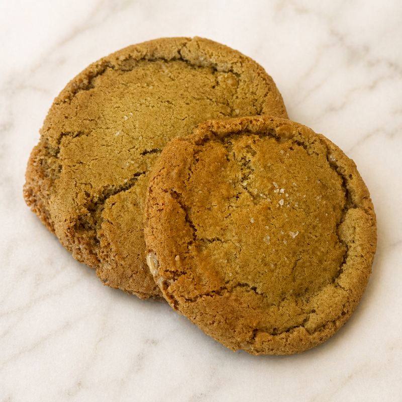 Brown Butter Salted Toffee Cookies