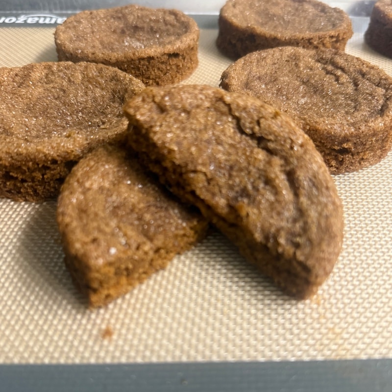 Photo of Pumpkin Snickerdoodle Cookies made with fresh milled flour