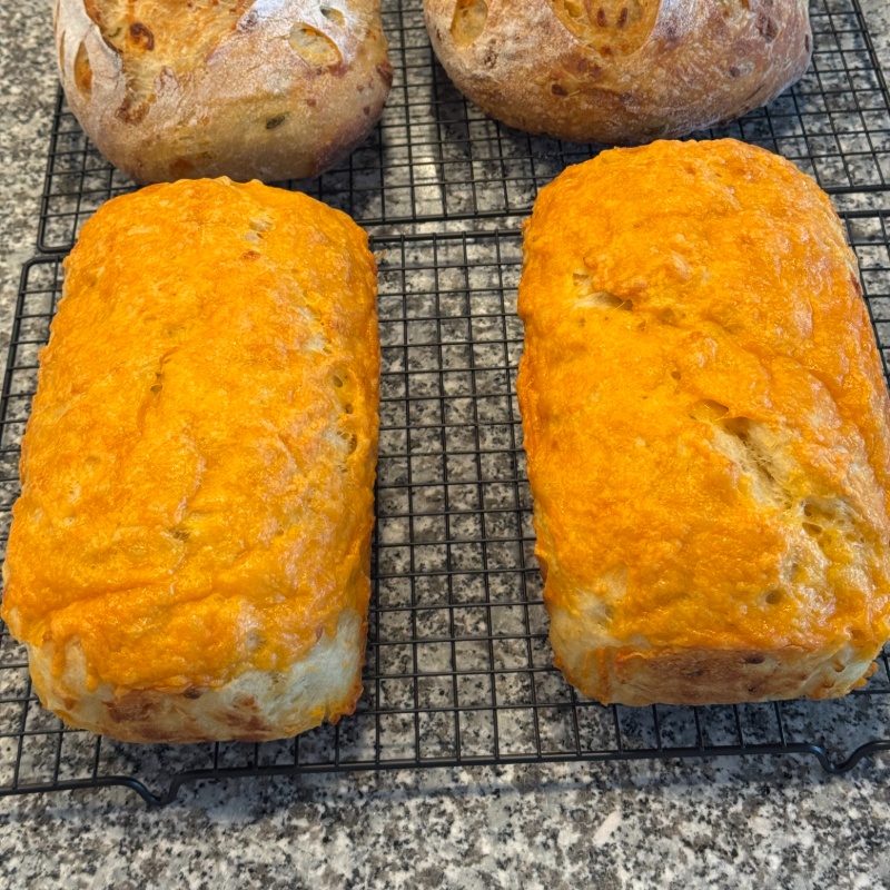 Photo of Cheesy Garlic Sourdough Bread