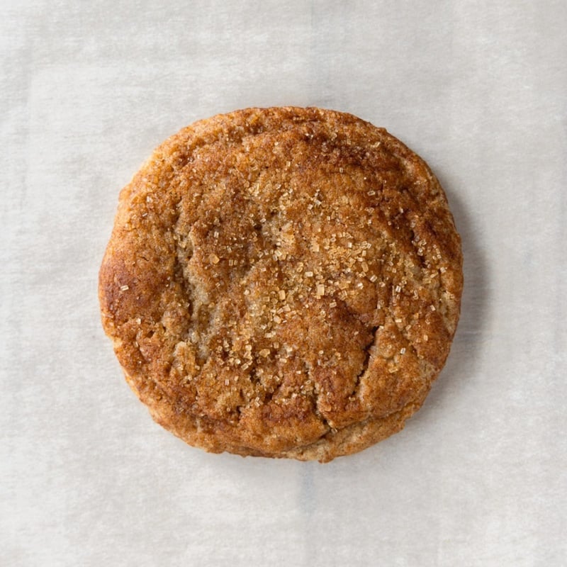 Pumpkin snickerdoodle cookie