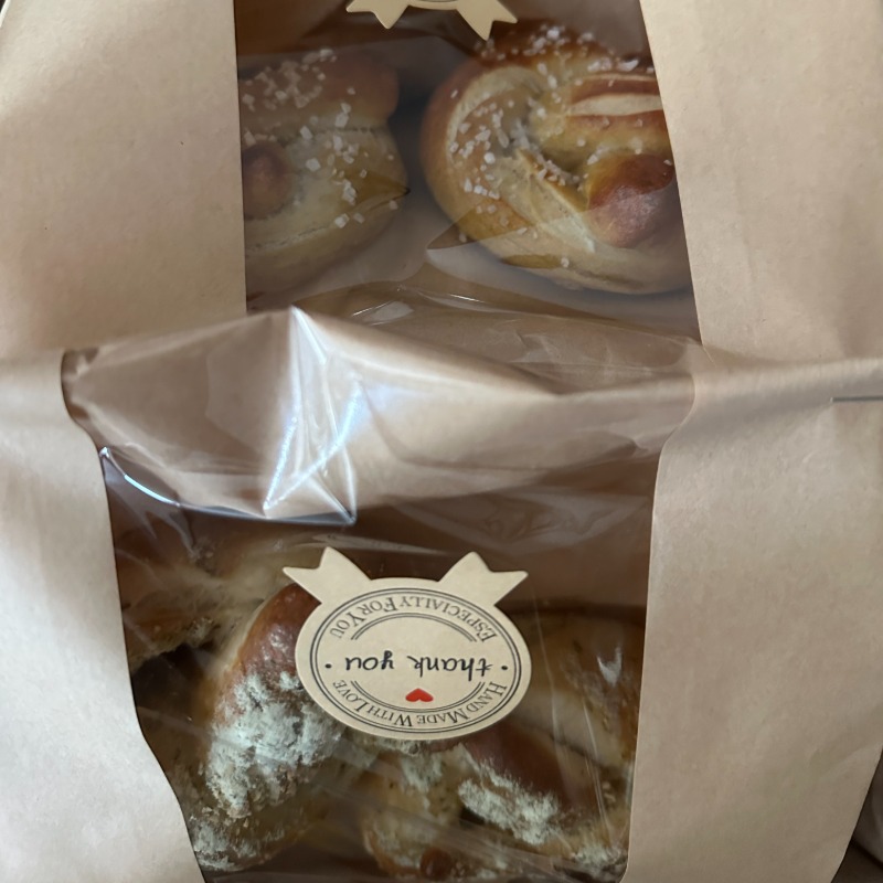 Organic Hand-Rolled Pretzels