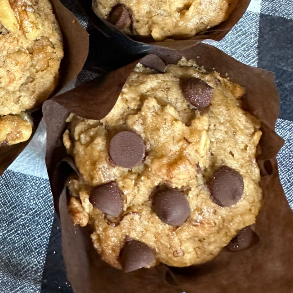 Banana Muffins 1/2 Dozen