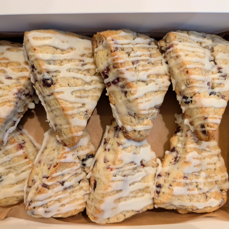 Photo of FULL BATCH Cranberry Orange Scones