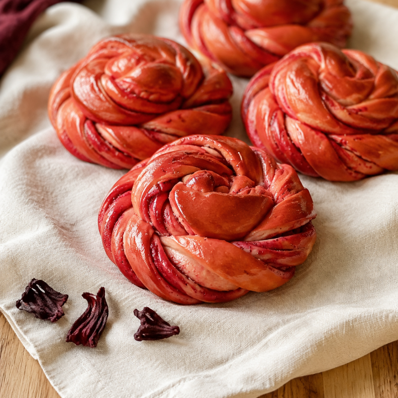 Hibiscus Buns