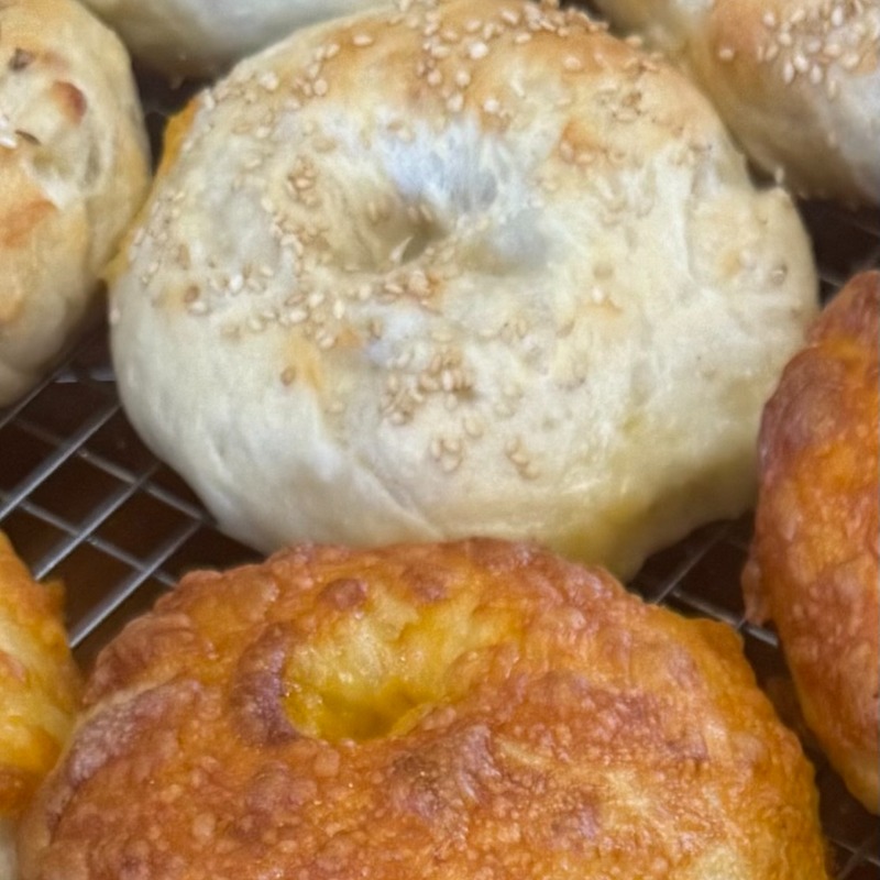 Sourdough Bagels