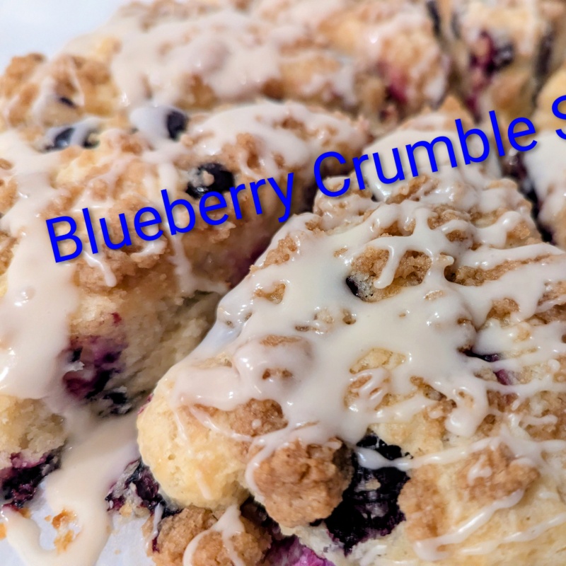 Blueberry Cobbler Scone