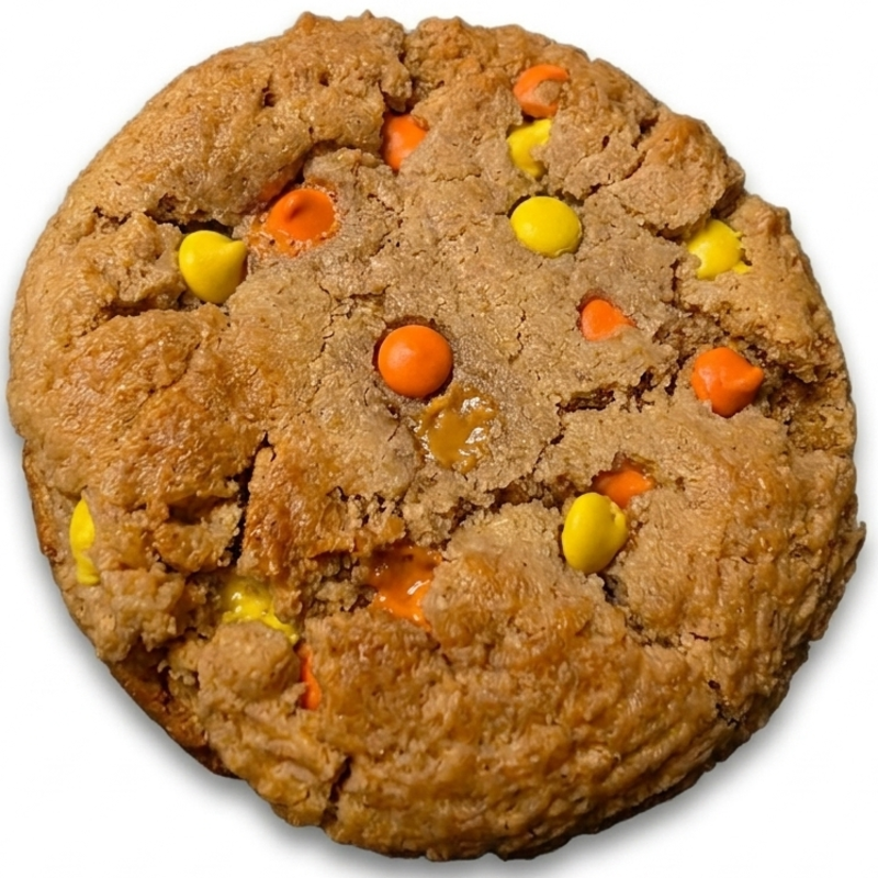 PEANUT BUTTER WITH MINI REESE'S PIECES