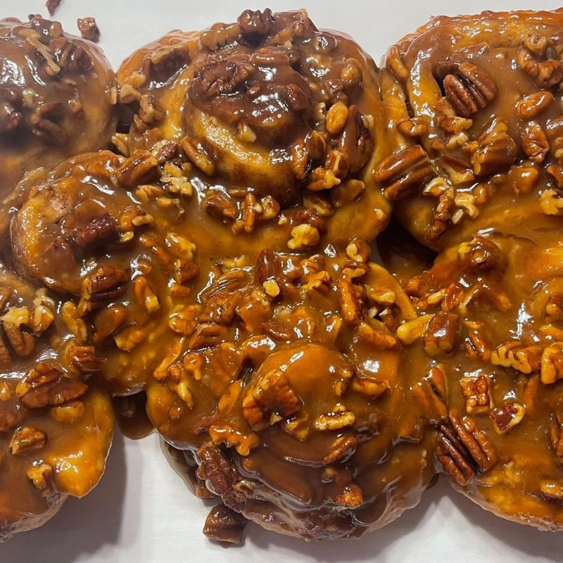 Sourdough Pecan Sticky Rolls