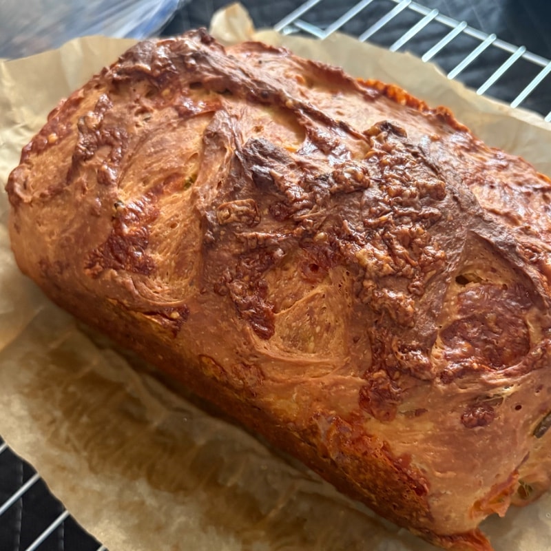 Jalapeño Cheddar Potato Flake Sourdough Loaf