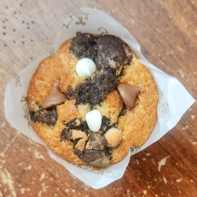 Photo of Triple Chocolate Cookie Dough Muffins