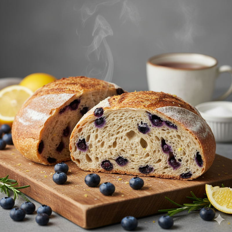 Photo of Blueberry Lemon Sourdough