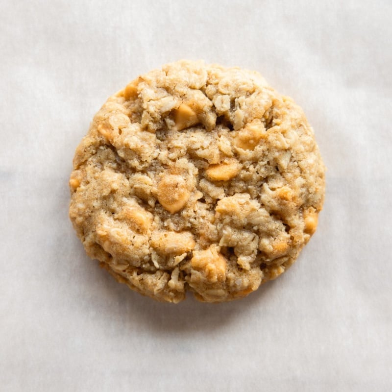 Butterscotch oatmeal cookie