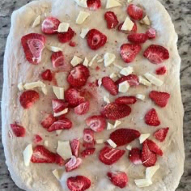 Photo of White Chocolate Strawberry Sourdough Loaf