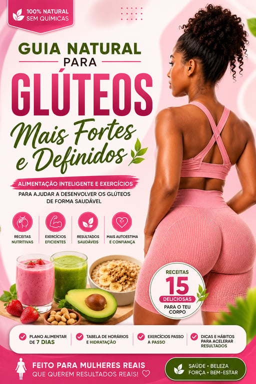 Glúteos com receita naturais 