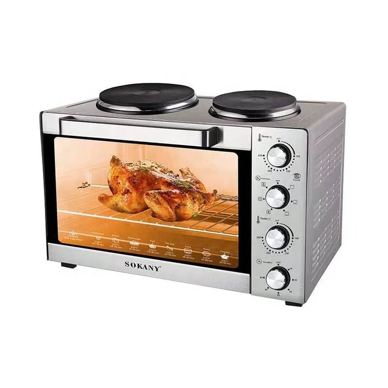 Forno-fogão eléctrico 2 em 1 SK-466 65L KKA