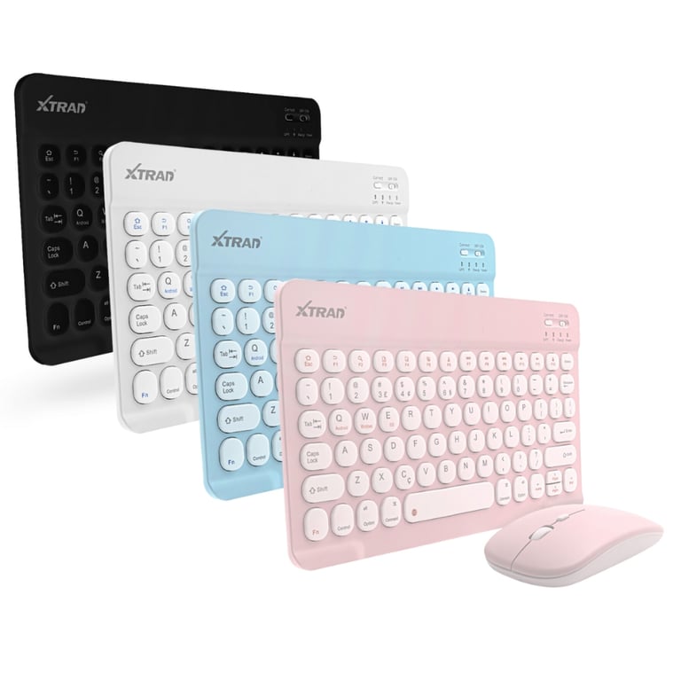 CONJUNTO TECLADO E MOUSE BLUETOOTH