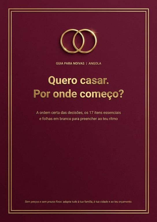 Quero Casar, por Onde Começo?  + 3 Guias Grátis