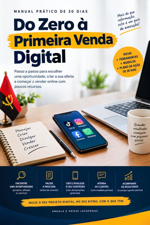 Primeiras vendas digitais