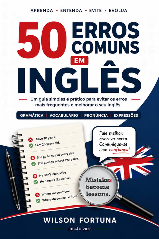 50 erros mais comuns em inglês 