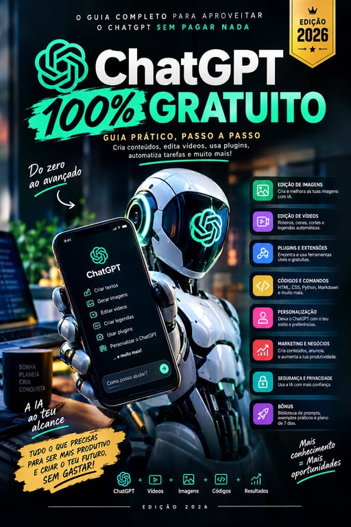 ChatGPT 100% Gratuito — O Guia Completo 2026