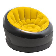 POLTRONA INFLÁVEL (preto e amarelo)