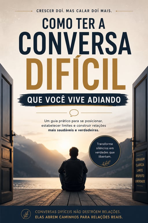 COMO TER A CONVERSA DIFÍCIL QUE VOCÊ VIVE ADIANDO