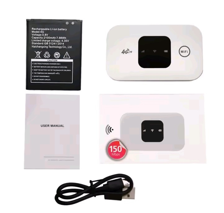 Roteador Portátil 4G LTE (MiFi) – Internet Rápida em Qualquer Lugar