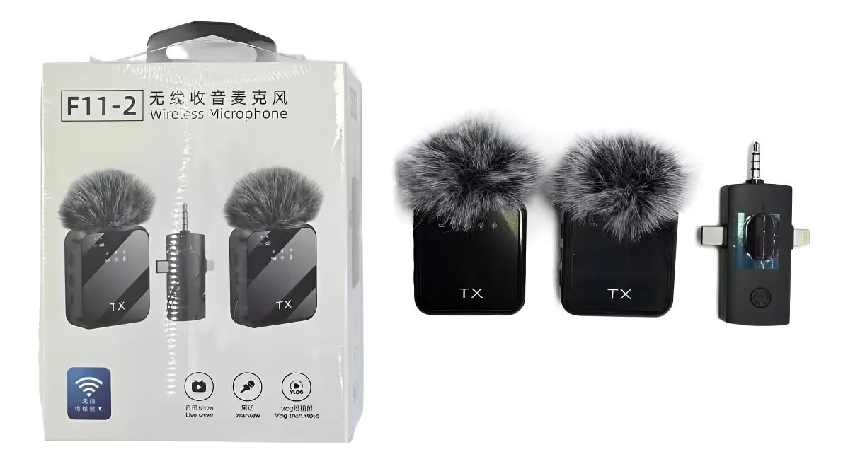 MICROFONE LAPELA F11-2