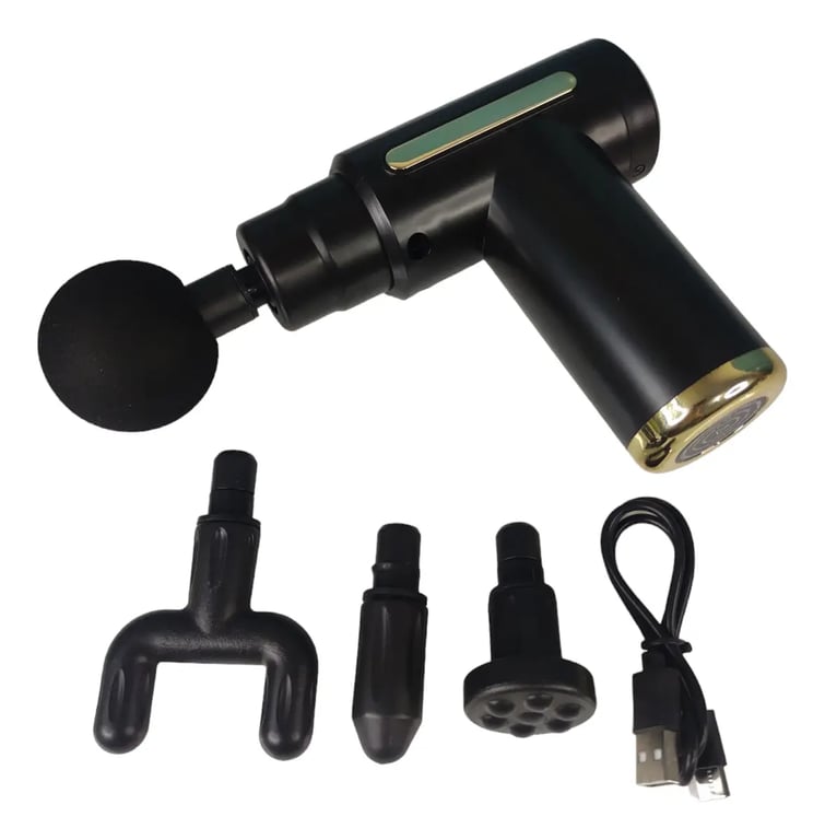 Pistola Massageadora 4x1 Profissional Liberação Miofascial