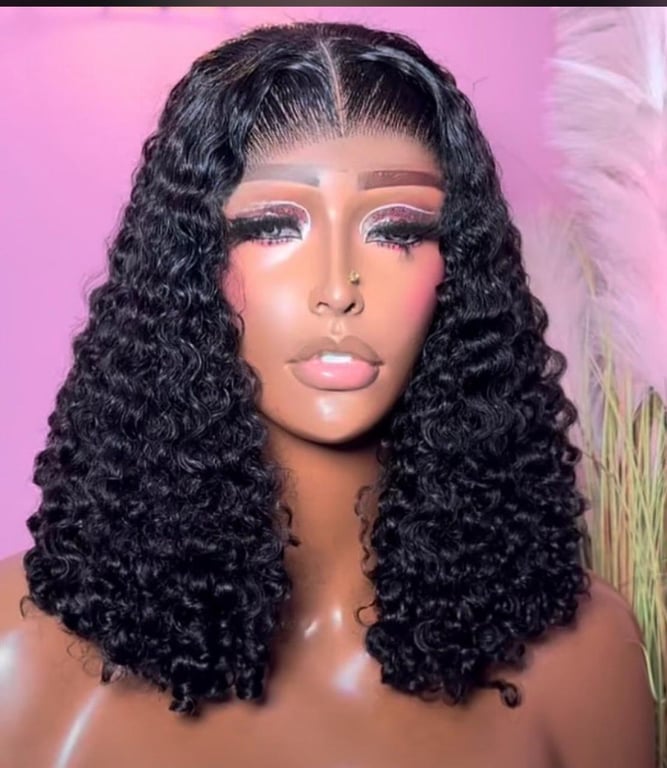 Peruca Lace front cacheada