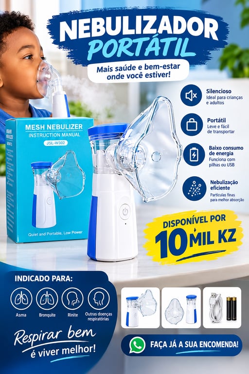  NEBULIZADOR PORTÁTIL MESH