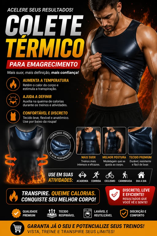 Coletes Térmicos Para Emagrecimento 