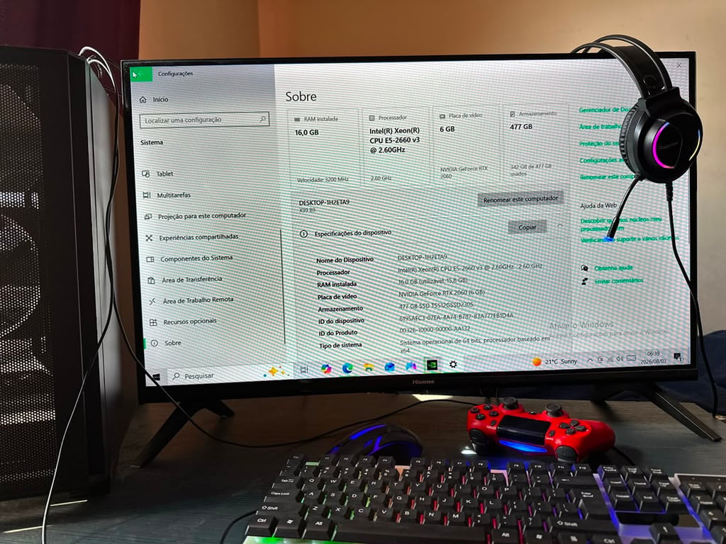 PC GAMER Placa mãe X99