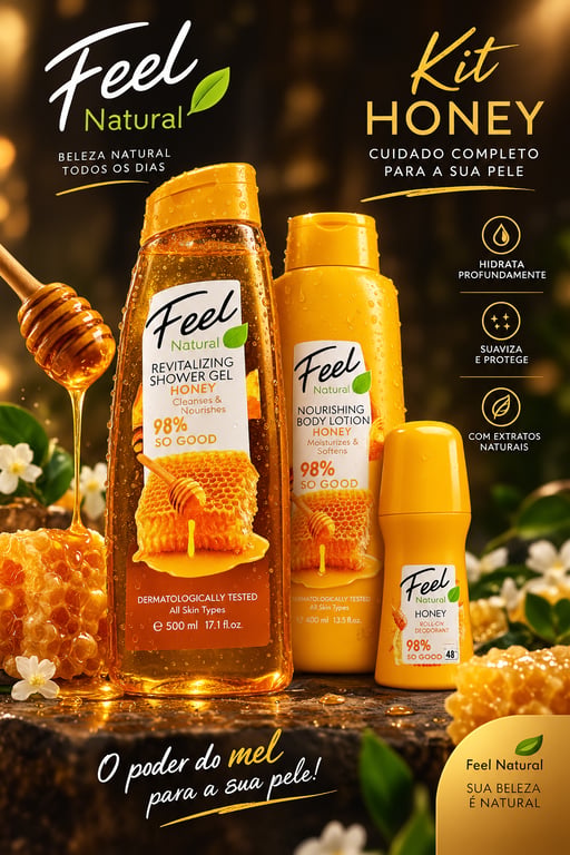 KIT FEEL NATURAL DE MEL 