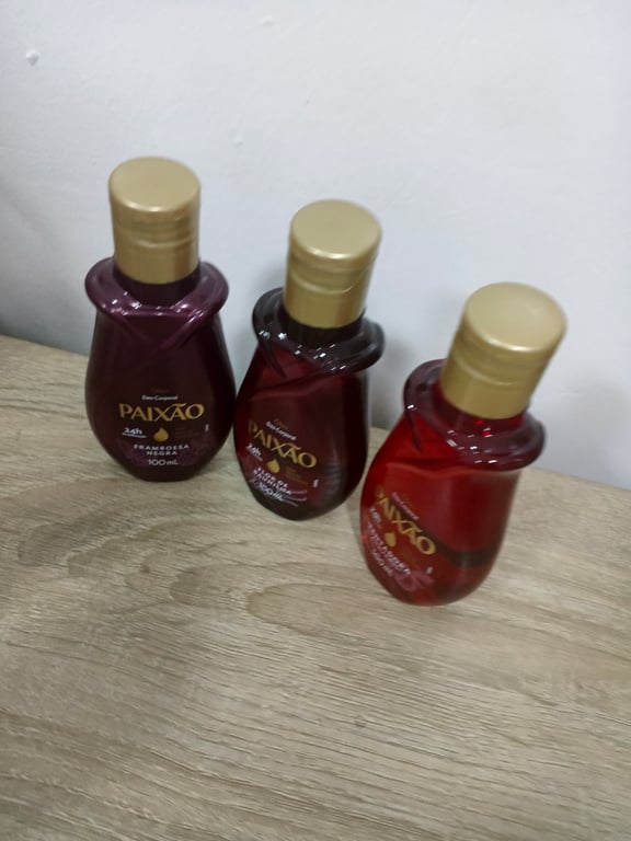 Kit com 3 frascos de óleo paixão de 100ml