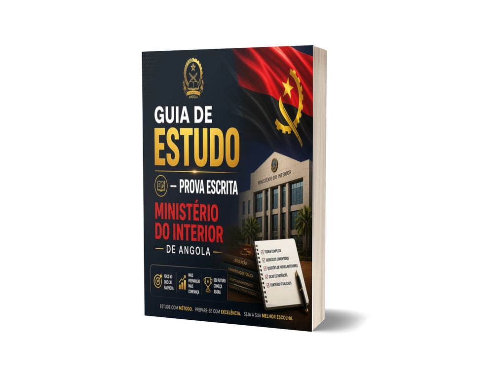 Guia de estudo para prova escrita do concurso público do ministério do Interior 