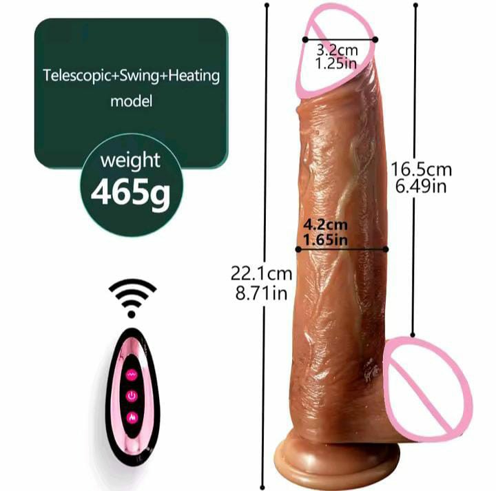 DILDO PRO-MAX  CAFÉ (Vibrador)