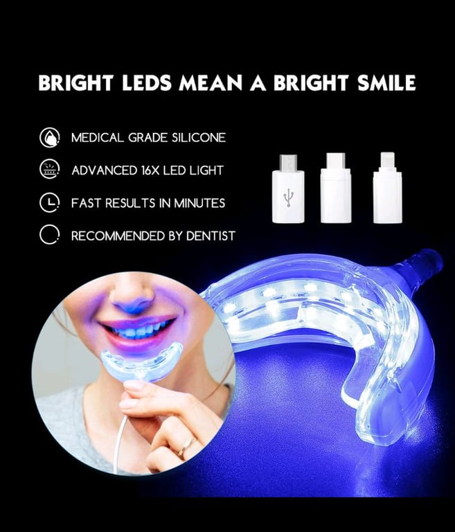Branqueador dos Dentes LED